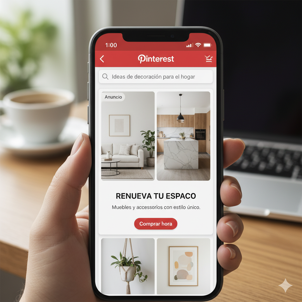 Ejemplo de anuncio en Pinterest